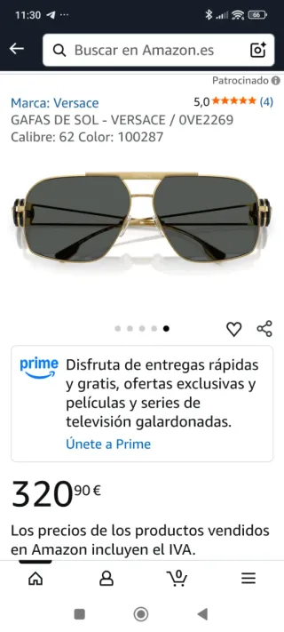 Occhiali da sole Versace da uomo originali