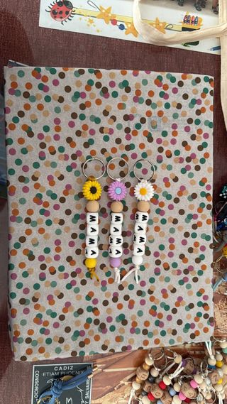 Lote de llaveros personalizados con nombres