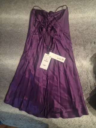 Vestido de fiesta morado