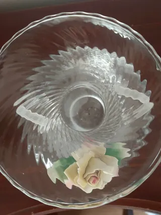 Vaso Damiani in cristallo di Murano certificato autentico