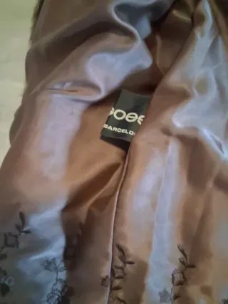 Chaquetón pelo natural marrón