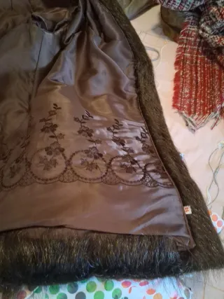 Chaquetón pelo natural marrón