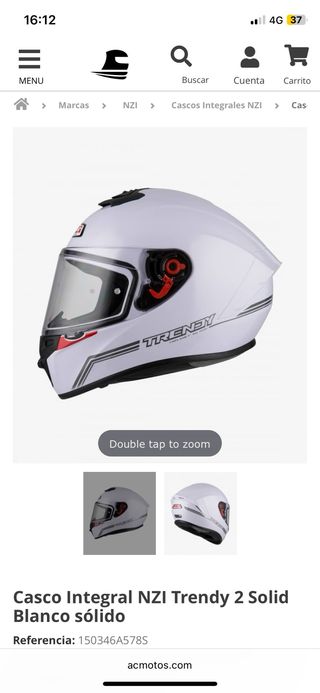 Casco Integral NZI Trendy 2 Bianco