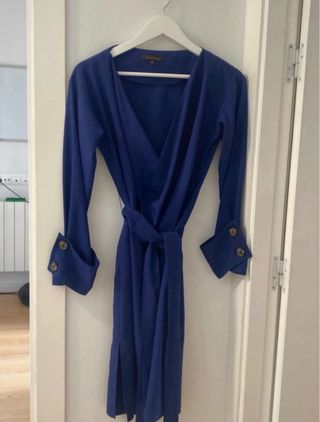 Vestido Adolfo Domínguez azul talla S