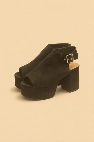Botines Pull&Bear negros plataforma