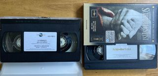 2 VHS Lo Squalo & Schindler's List
