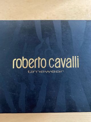 Reloj Roberto Cavalli Plata y Verde