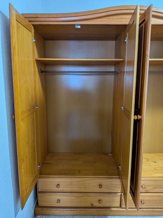 Armario 4 puertas 4 cajones provenzal