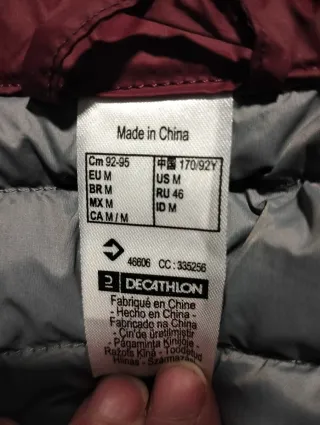 Chaqueta Plumas Mujer Decathlon Talla M