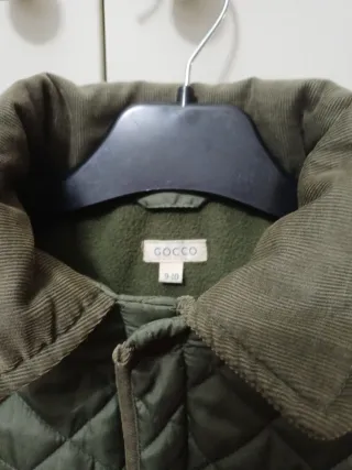 Trenca Gocco verde talla 9-10