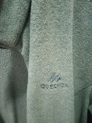 Sudadera Decathlon cremallera verde Talla L