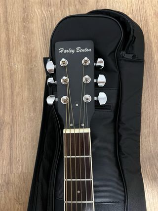 Guitarra Harley Benton N-150CE Black