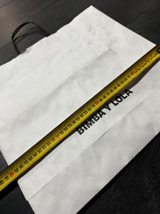 Bolsa de papel BIMBA Y LOLA blanca