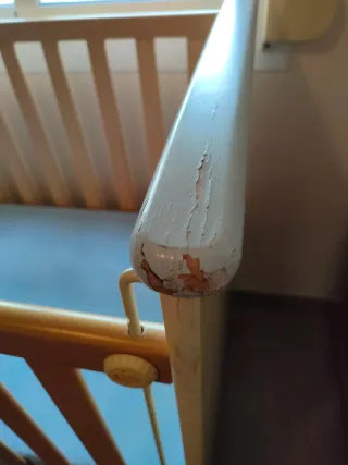 Cuna de madera con ruedas de la marca MICUNA