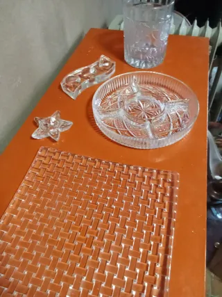 Lote decoración cristal