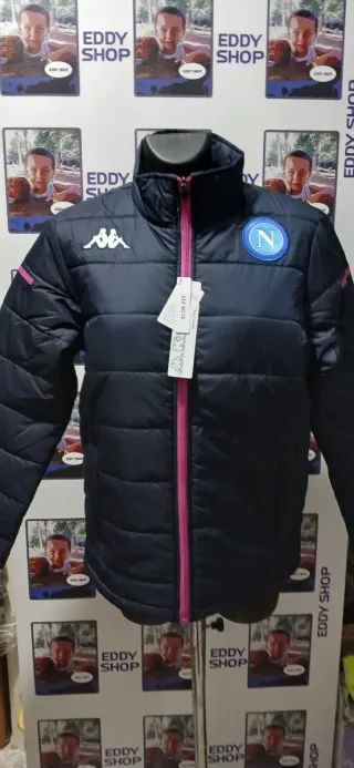 Piumino SSC Napoli Ufficiale Kappa Blu/Rosa