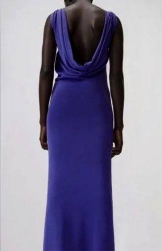 Vestido Zara escote Drapeado nuevo