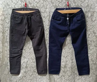 Set 2 paia pantaloni Orinalmarins anni 8 grigio-bl