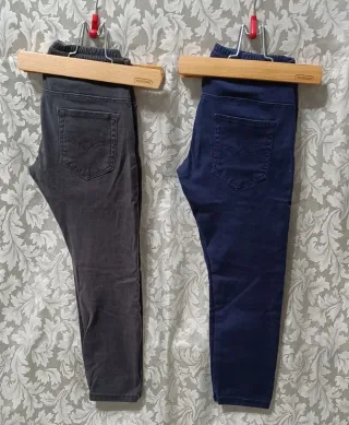 Set 2 paia pantaloni Orinalmarins anni 8 grigio-bl