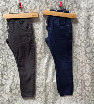 Set 2 paia pantaloni Orinalmarins anni 8 grigio-bl