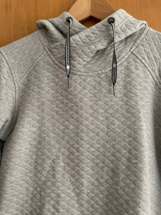 Roxy Sudadera Gris Técnica Mujer