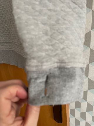 Roxy Sudadera Gris Técnica Mujer