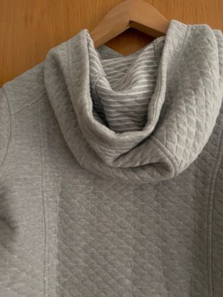 Roxy Sudadera Gris Técnica Mujer