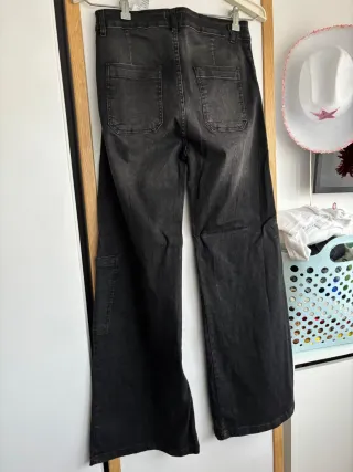 Pantalones vaqueros anchos negros