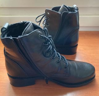 Botines Caramelo Negros T. 39