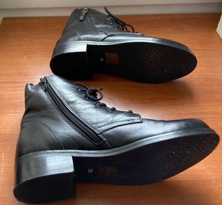 Botines Caramelo Negros T. 39