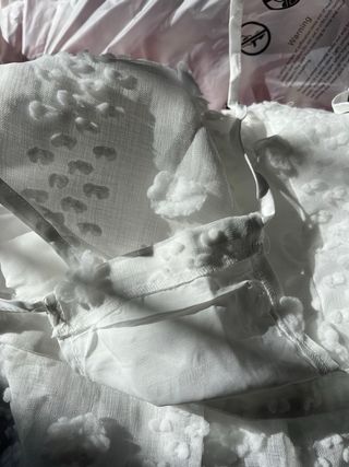 Vestido blanco tul largo