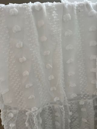 Vestido blanco tul largo