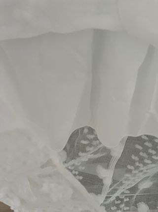 Vestido blanco tul largo