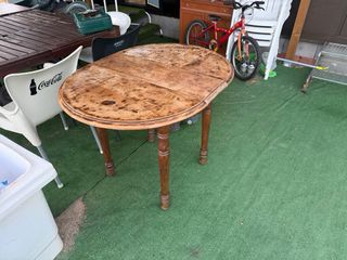 Mesa camilla vintage madera