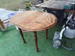 Mesa camilla vintage madera