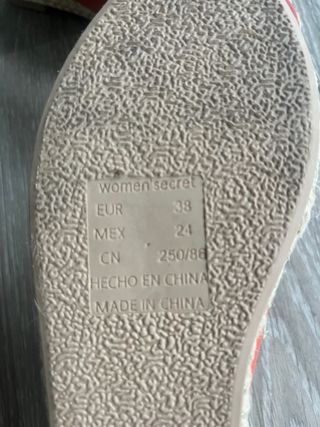 Sandalias esparto plataforma Women'secret