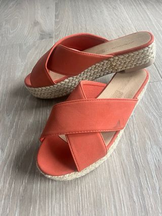 Sandalias esparto plataforma Women'secret