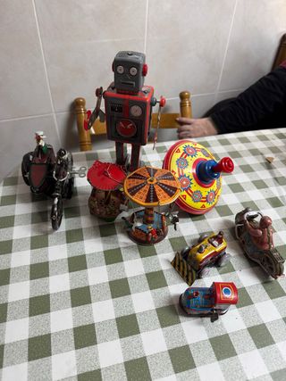 Lote Juguetes Lata Vintage