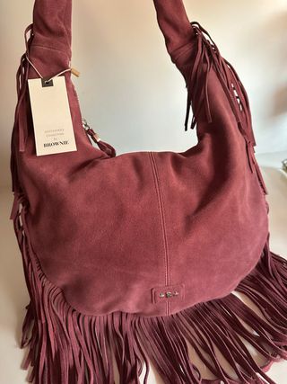 Bolso de piel Brownie