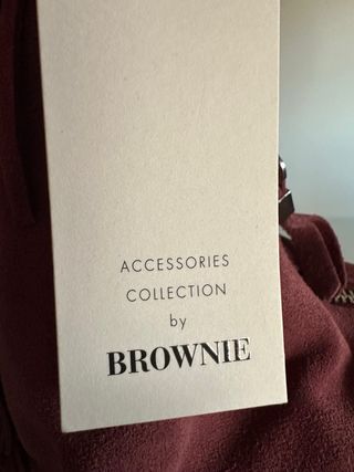 Bolso de piel Brownie