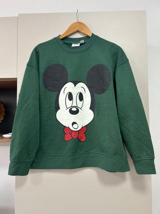 Sudadera Disney Mickey Mouse Talla M Verde