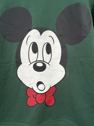Sudadera Disney Mickey Mouse Talla M Verde