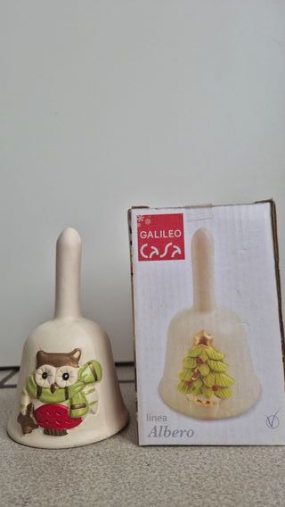 Campanella Galileo Edizione Gufo Campana ceramica