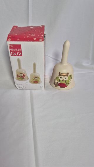 Campanella Galileo Edizione Gufo Campana ceramica