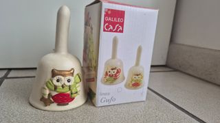 Campanella Galileo Edizione Gufo Campana ceramica