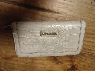 Cartera Mango Beige Mujer