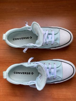 Converse verde agua T.39.5