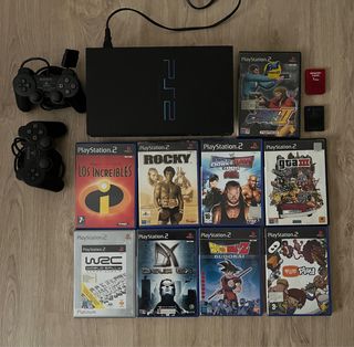 Consola PlayStation 2 + 10 Giochi + Controller