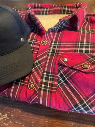 Camicia Skull Biker Imbottita Uomo XL