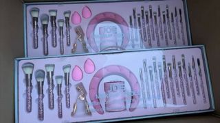 Estuche de brochas de maquillaje